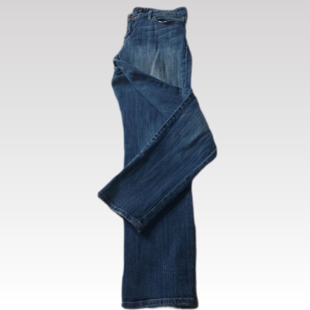 Lucky Brand Jeans Sz 8 (29) Blue Lolita Distressed Low Rise Stretch Denim Pants